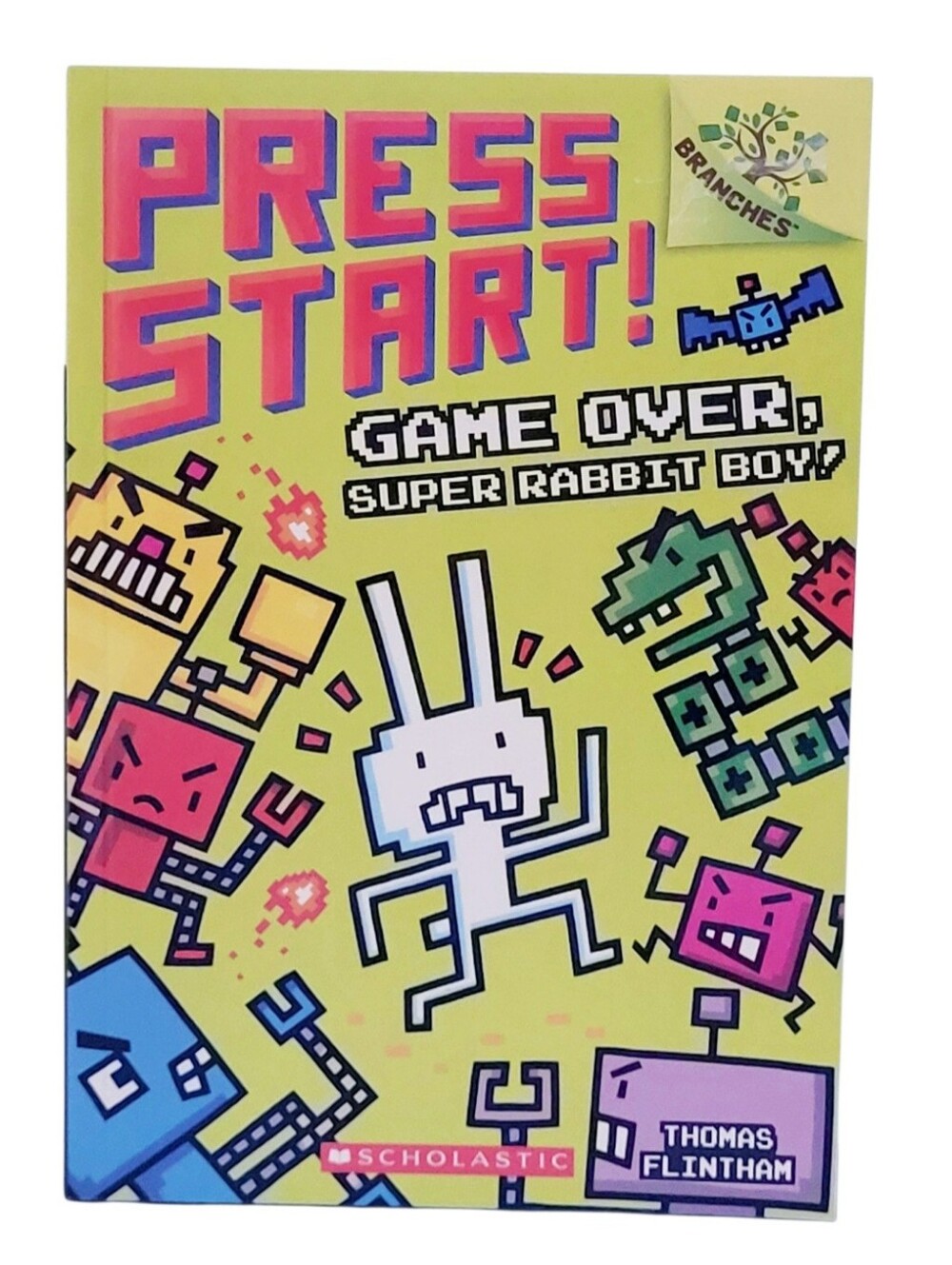 Game over, Super Rabbit Boy!  (Press Start! #1) by Thomas Flintham Paperback VG